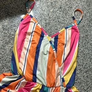 COLORFUL LONG SLID DRESS SIZE SMALL